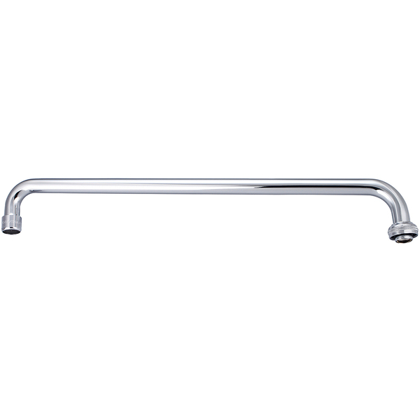 Central Brass 18" Swivel Tube Spout With Aerator, Polished Chrome CS-22005